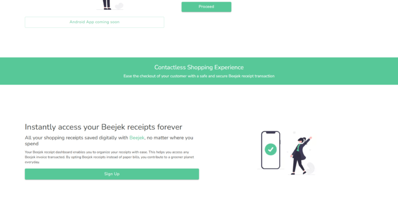 Beejek - Digital Receipts